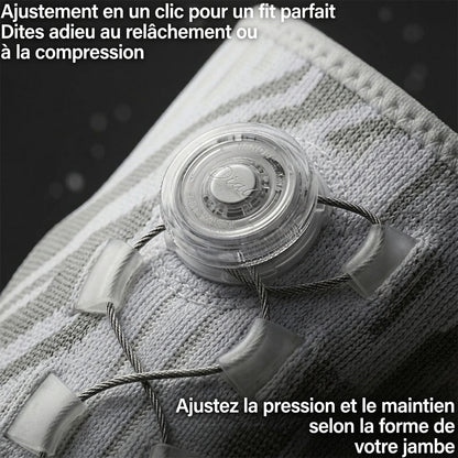 Genouillère Réglable à Molette — Maintien Sur-Mesure